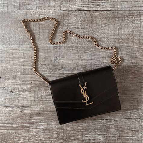 ysl sulpice chain wallet review|ysl wallet on chain review.